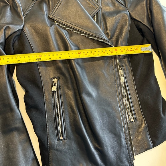Karl Lagerfeld Black leather Jacket - Picture 8 of 10